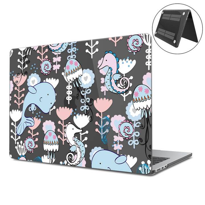 EG Hardcase (MacBook Air 13" M3 2024, Pferde, Transparent)