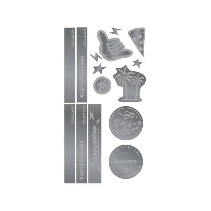 COOCAZOO Sticker (Silber)