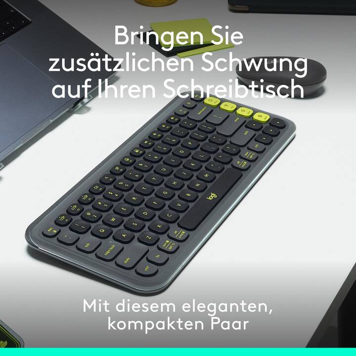 LOGITECH Pop Icon Combo (Bluetooth, Schweiz, Kabellos)