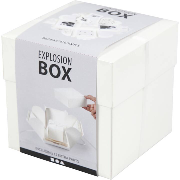 CREATIV COMPANY Geschenkbox (25 Stk, Weiss)