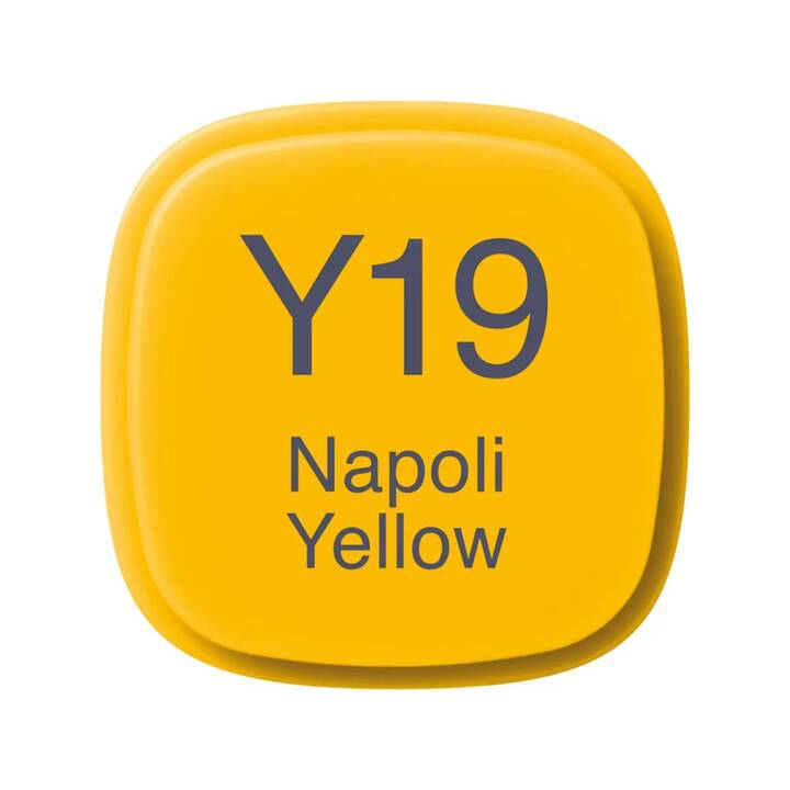 COPIC Marqueur de graphique Classic Y19 Napoli Yellow (Jaune, 1 pièce)