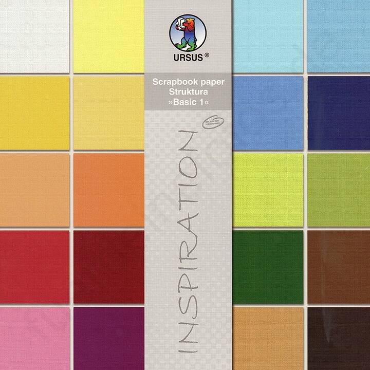 URSUS Carton Basic 1 (Multicolore, 20 feuille)