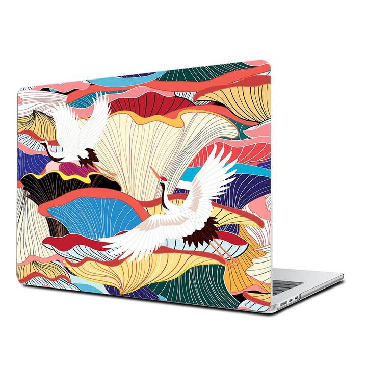 EG Coque rigide (MacBook Air 13" M3 2024, Oiseaux, Multicolore)