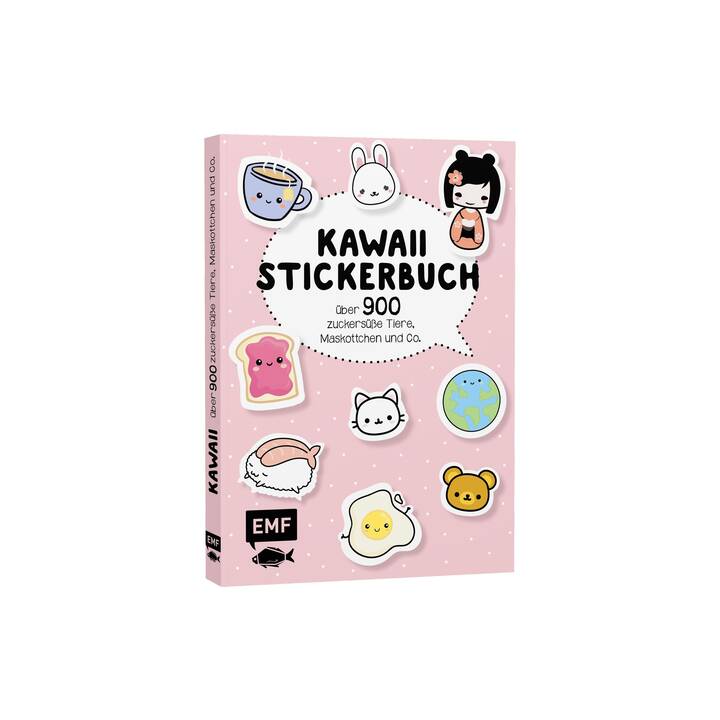 EDITION MICHAEL FISCHER Stickerbuch Kawaii (Mehrfarbig)