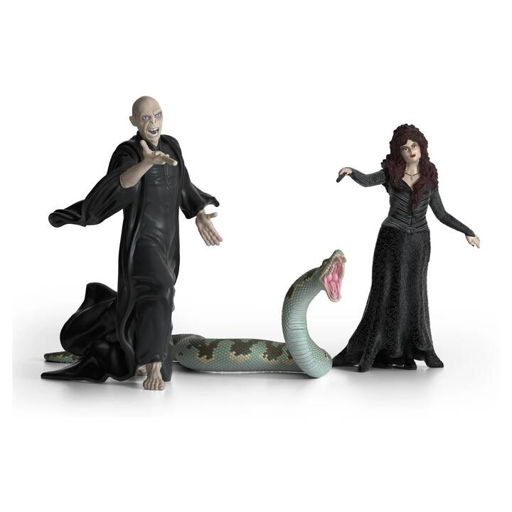SCHLEICH Harry Potter Lord Voldemort, Nagini & Bellatrix Set de figurines de jeu
