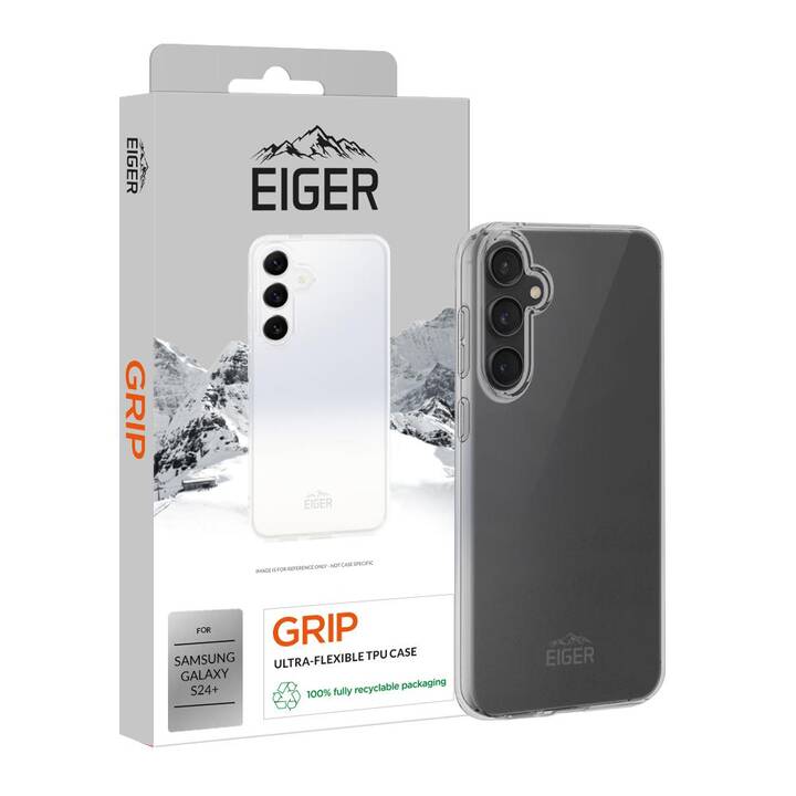 EIGER Backcover Grip (Galaxy S24+, Transparent)