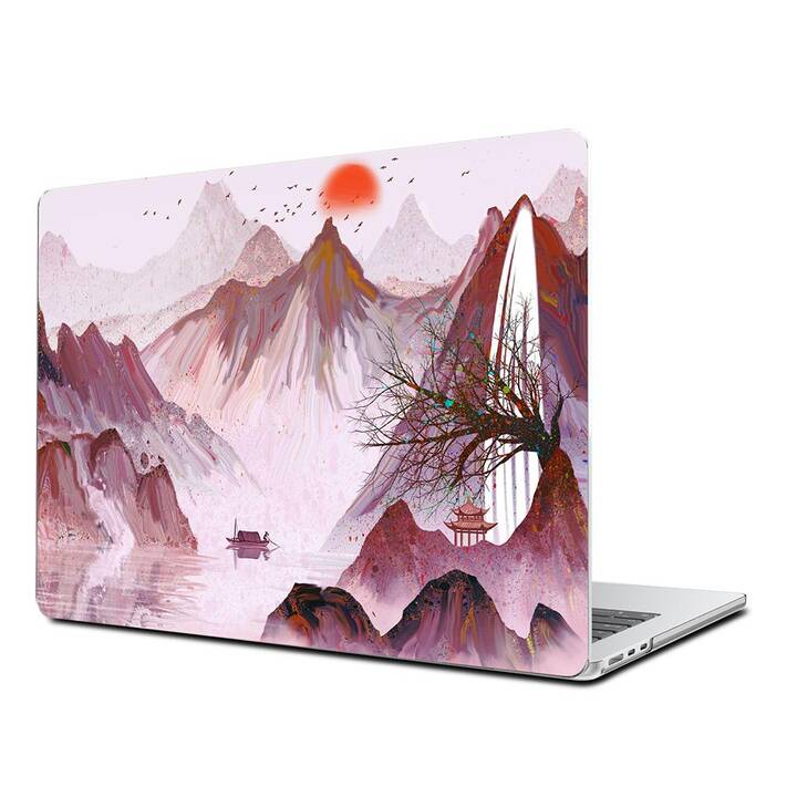 EG Hardcase (MacBook Air 13" M3 2024, Kunst, Rot)