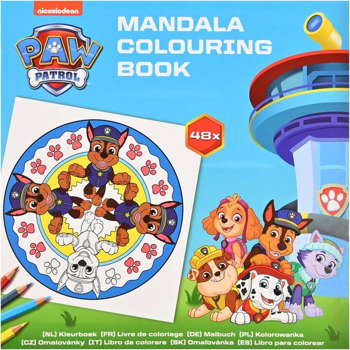 ROOST Paw Patrol Mandala Libro da colorare