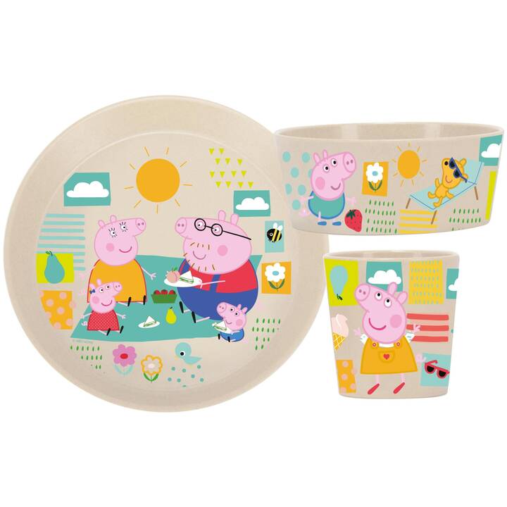 KOZIOL Set de vaisselle pour enfants Connect Peppa Pig (Peppa Pig)