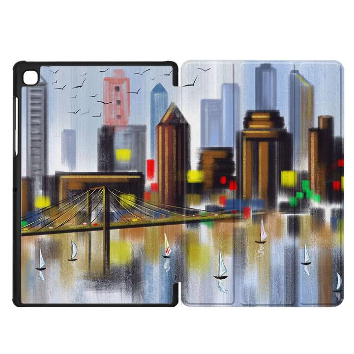 EG coque pour Samsung Galaxy Tab A7 Lite 8.7" (2021) - multicolore - peinture ville