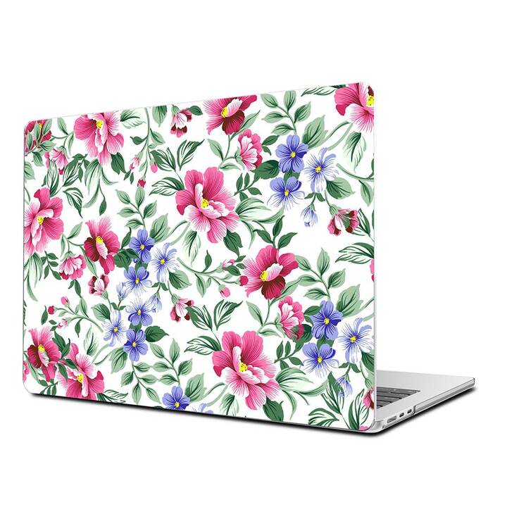 EG Coque rigide (Macbook Air 15" M2 2023, Fleurs, Rouge)