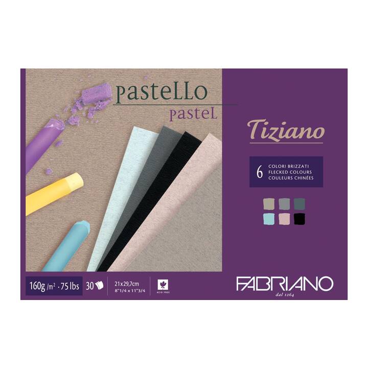 FABRIANO Papier pour peinture Pastello Flecked (A4)