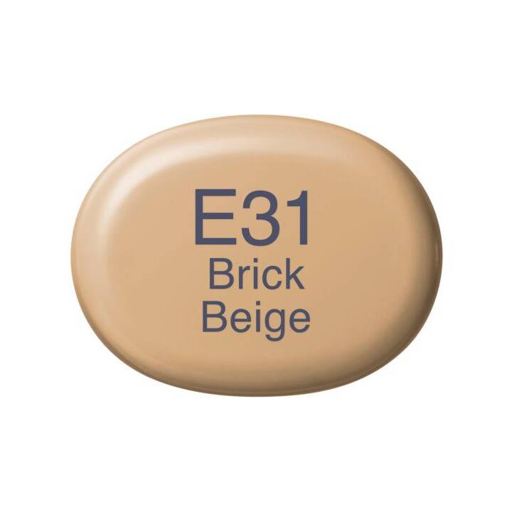 COPIC Marcatori di grafico Sketch E31 Brick Beige (Beige, 1 pezzo)