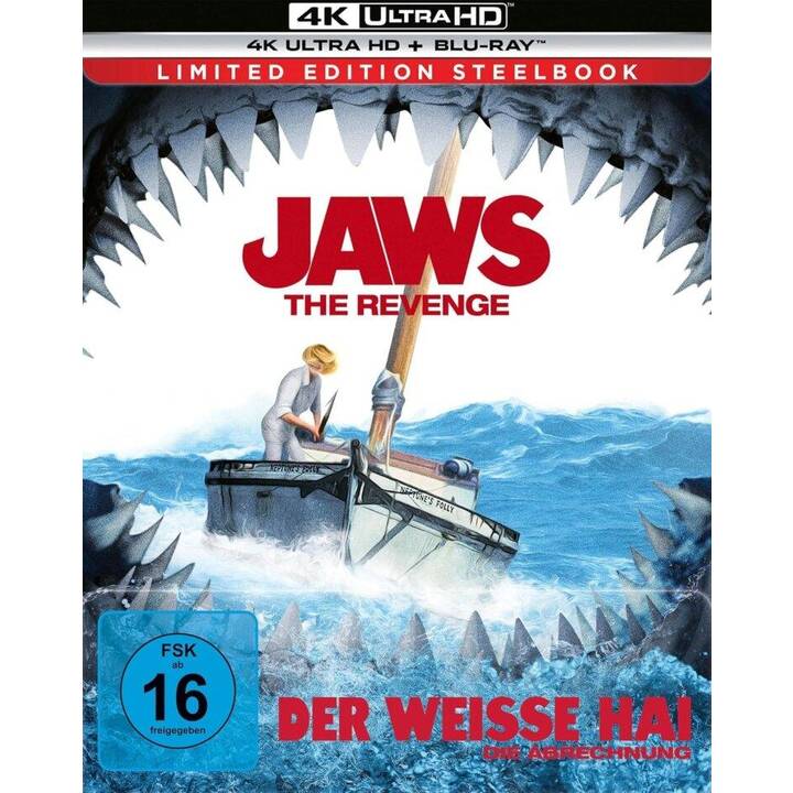 Jaws 4 - The Revenge (4K Ultra HD, Steelbook, DE, JA, EN, FR, ES)