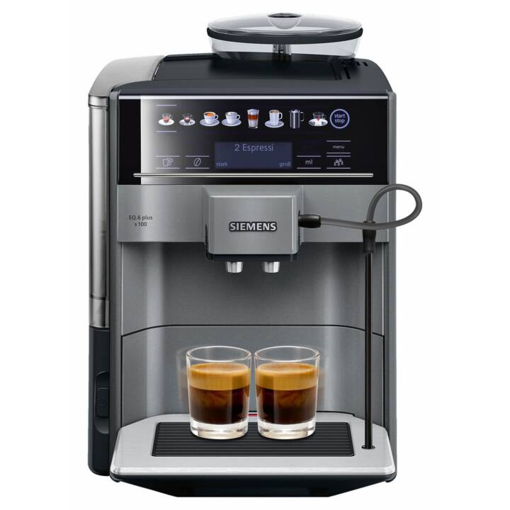 SIEMENS EQ.6 plus s100 (Argento, 1.7 l, Macchine caffè automatiche)