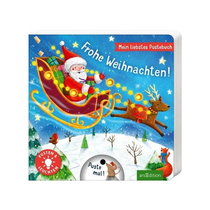 Mein liebstes Pustebuch - Frohe Weihnachten!. Pusten & leuchten