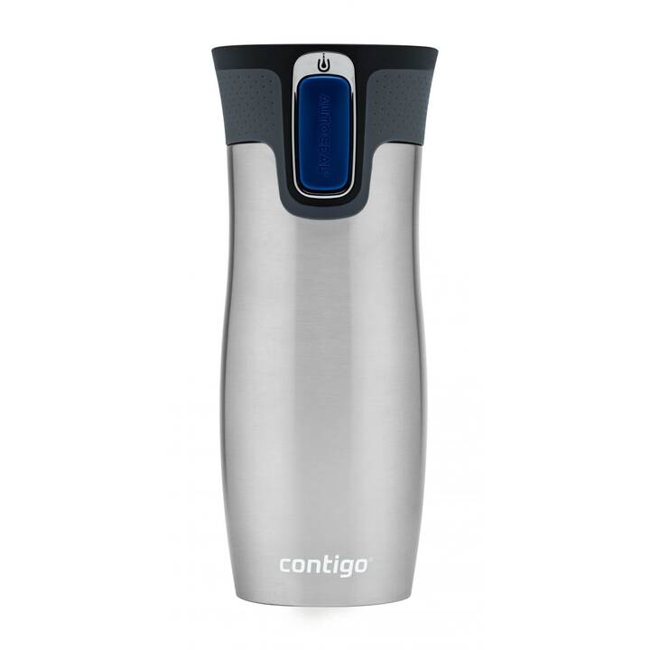 CONTIGO Gobelet isotherme West Loop (0.47 l, Argent, Acier inox)