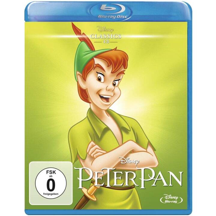 Peter Pan (DE, PT, DA, EN, FR, ES, FI, SV, TR)