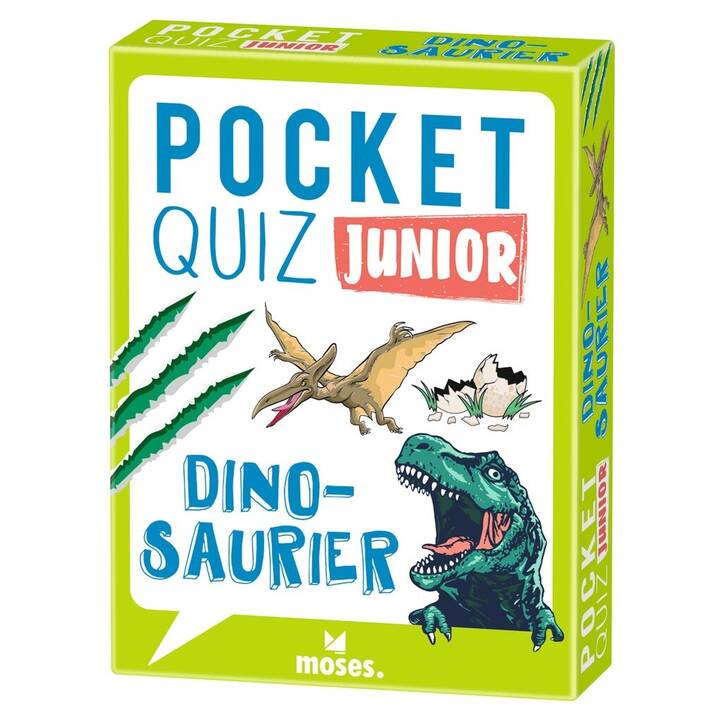 MOSES VERLAG Pocket Quiz Junior Dinosaurier (DE)