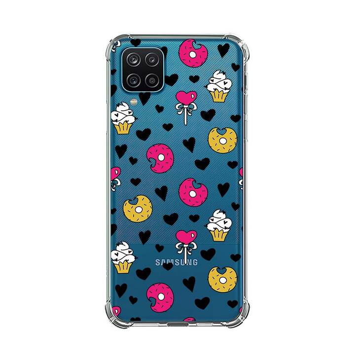 EG Backcover (Galaxy A22 5G, Donut, Transparente)