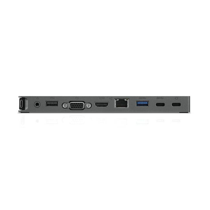 LENOVO Dockingstation (VGA, HDMI, RJ-45 (LAN), USB 2.0 Typ-A, 2 x USB 3.1)