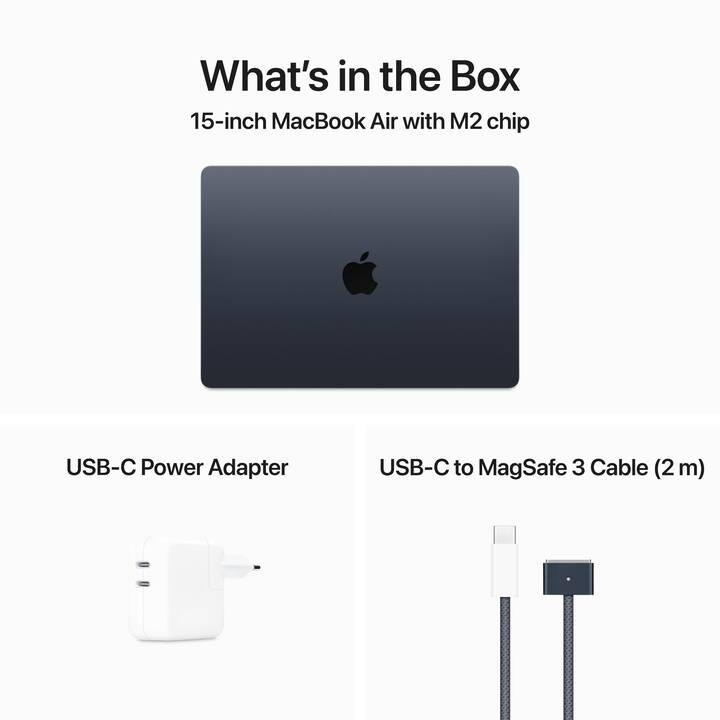APPLE MacBook Air 2023 (15.3", Apple M2 Chip, 8 GB RAM, 2000 GB SSD)
