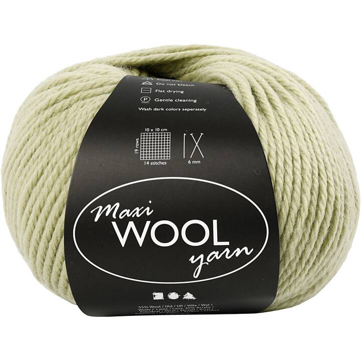 CREATIV COMPANY Wolle (100 g, Hellgrün, Grün)
