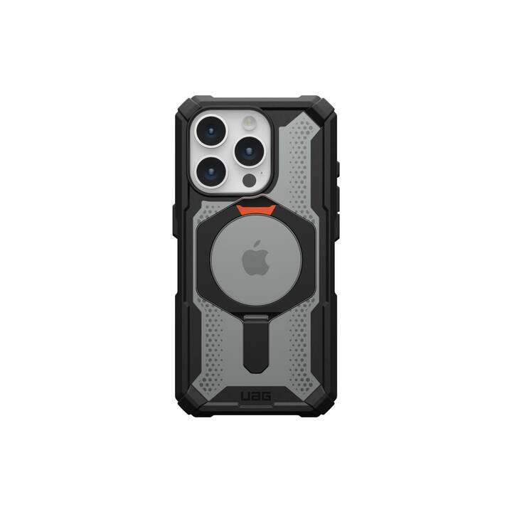 URBAN ARMOR GEAR Backcover Plasma (iPhone 15 Pro, Arancione, Nero)