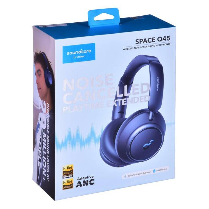 SOUNDCORE Space Q45 (ANC, Bluetooth 5.3, Blau)