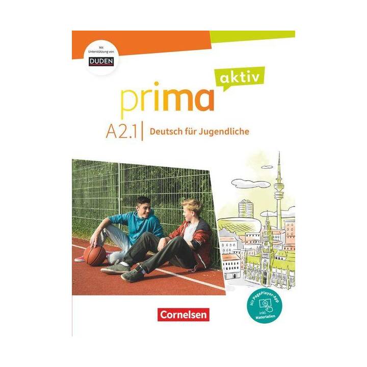 Prima aktiv, Deutsch für Jugendliche, A2: Band 1, Kursbuch, Inkl. PagePlayer-App und interaktiven Übungen