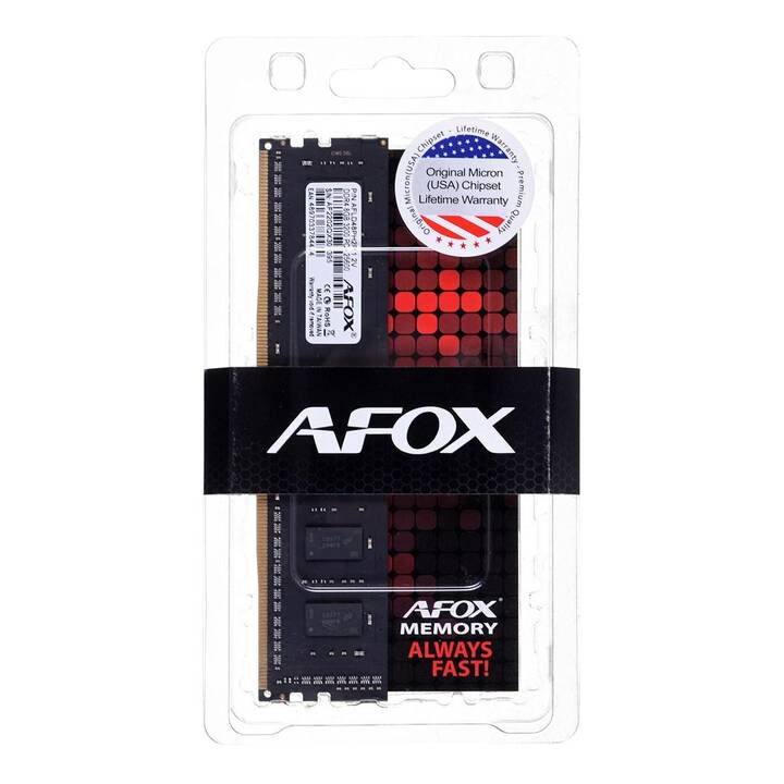 AFOX AFLD416PH1C (1 x 16 Go, DDR4 3200 MHz, DIMM 288-Pin)