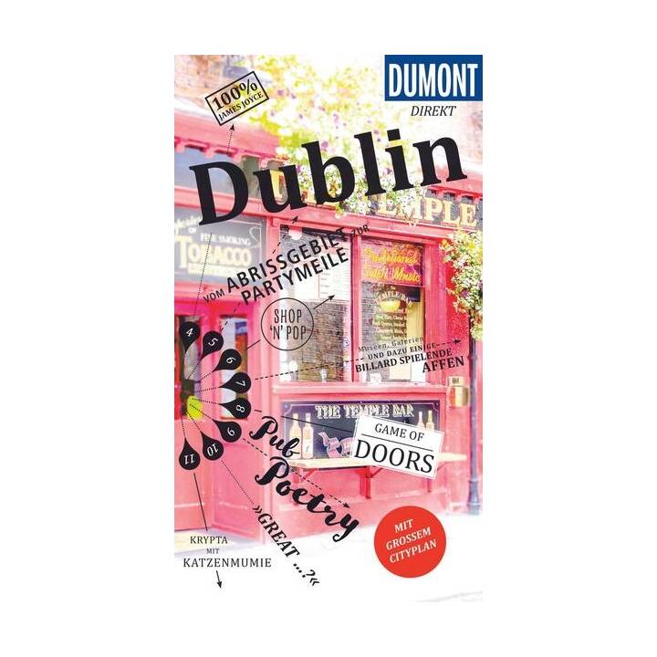 DuMont direkt Reiseführer Dublin. 1:22'000