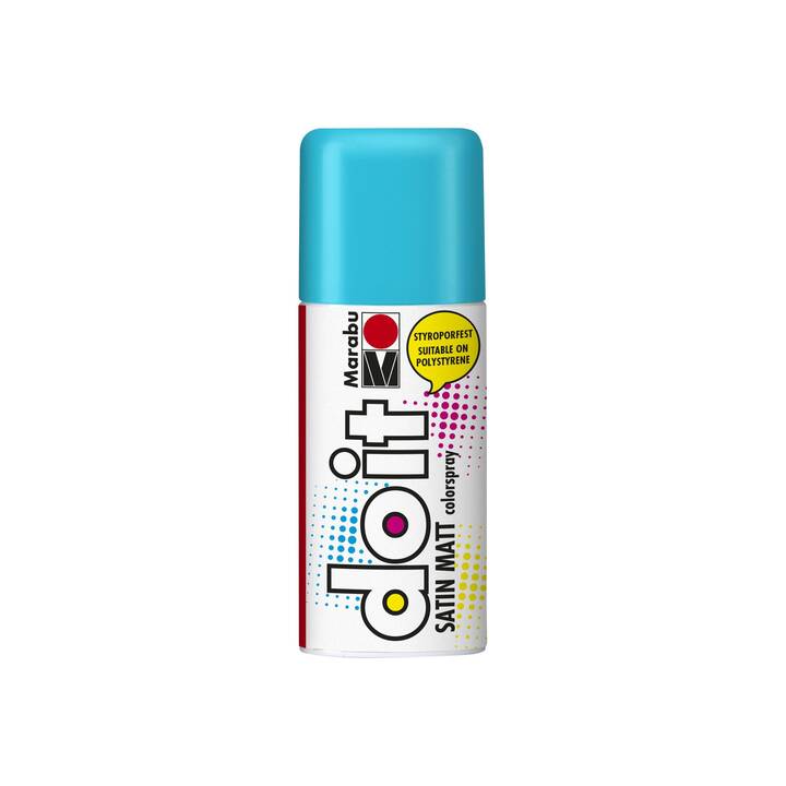 MARABU Spray de couleur Do It Satin (150 ml, Turquoise, Multicolore)