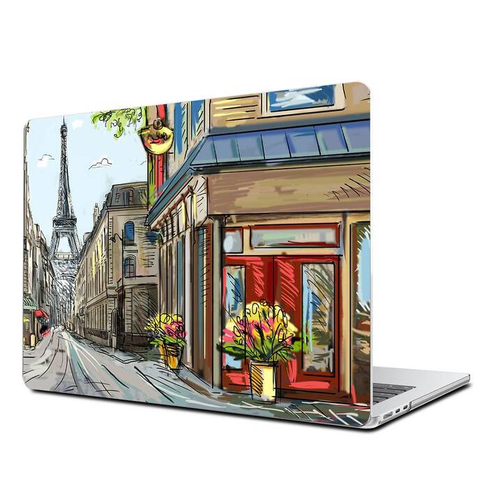 EG Coque rigide (MacBook Air 13" M2 2022, Ville, Rouge)