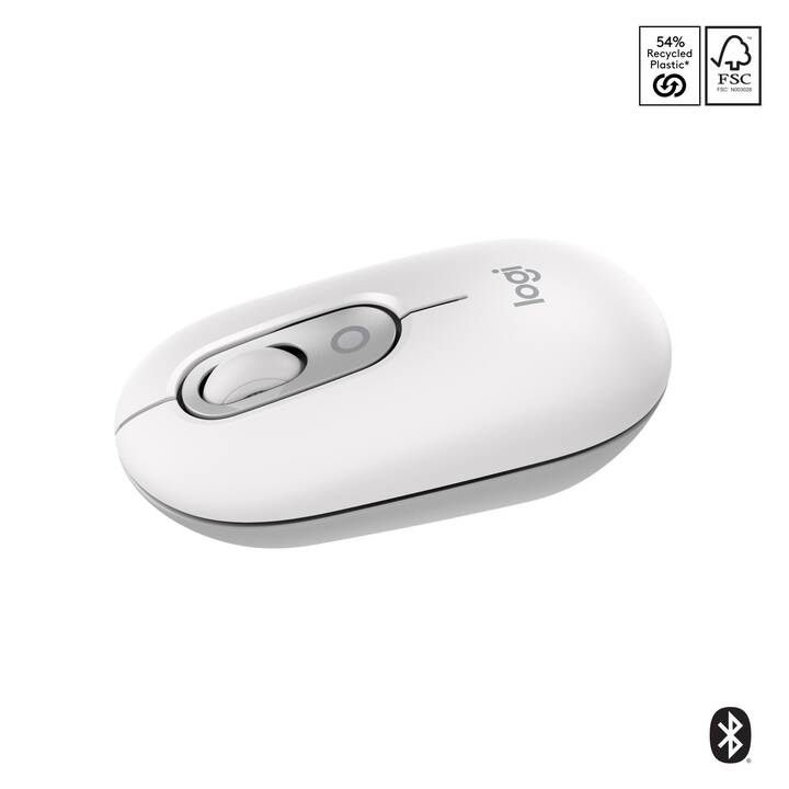 LOGITECH Pop Emoji Maus (Kabellos, Office)