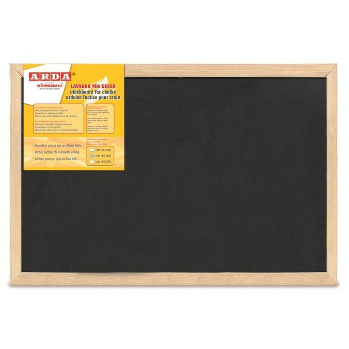 ARDA Ardoise pour craie Blackboard (60 cm x 40 cm)
