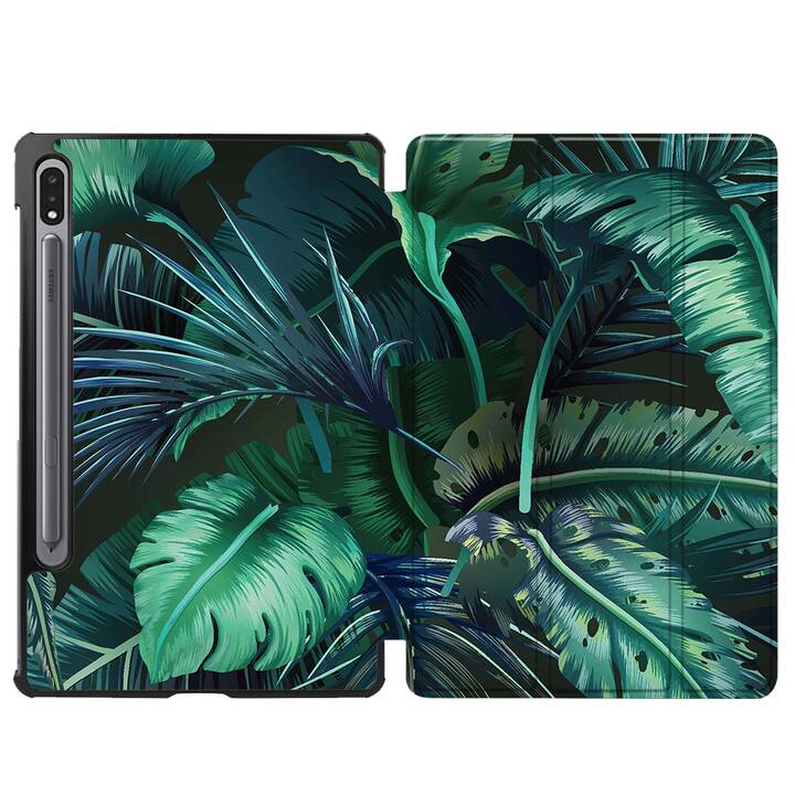 EG cover per Samsung Galaxy Tab S8+ 12.4" (2022) - verde - foglie
