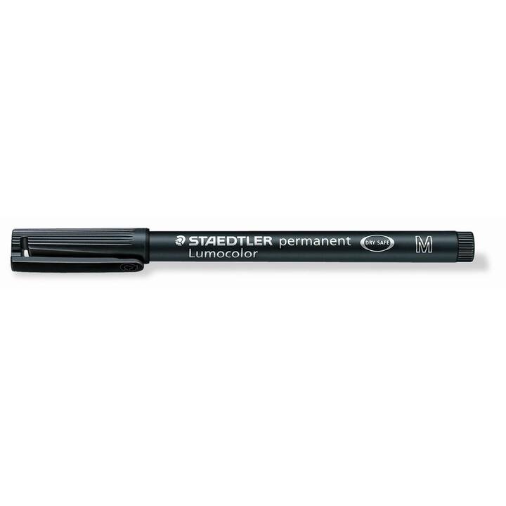 STAEDTLER Pennarello indelebile Lumocolor 317 (Nero, 1 pezzo)