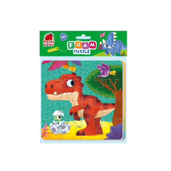 ROTER KÄFER Dinosaurier Tiere Puzzle (16 x)