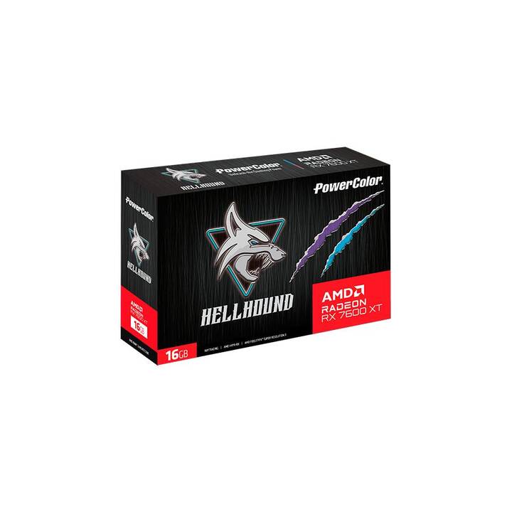 POWERCOLOR Hellhound AMD Radeon RX 7600 XT (16 GB)