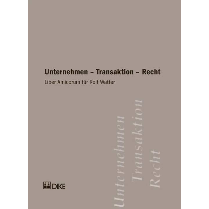 Unternehmen - Transaktion - Recht