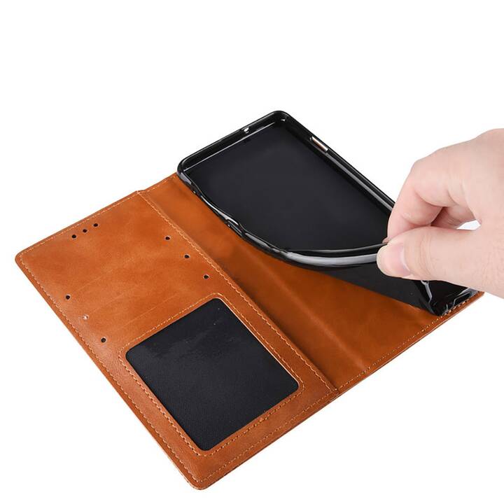 EG custodia a portafoglio per Xiaomi MI 11 (2020) - marrone