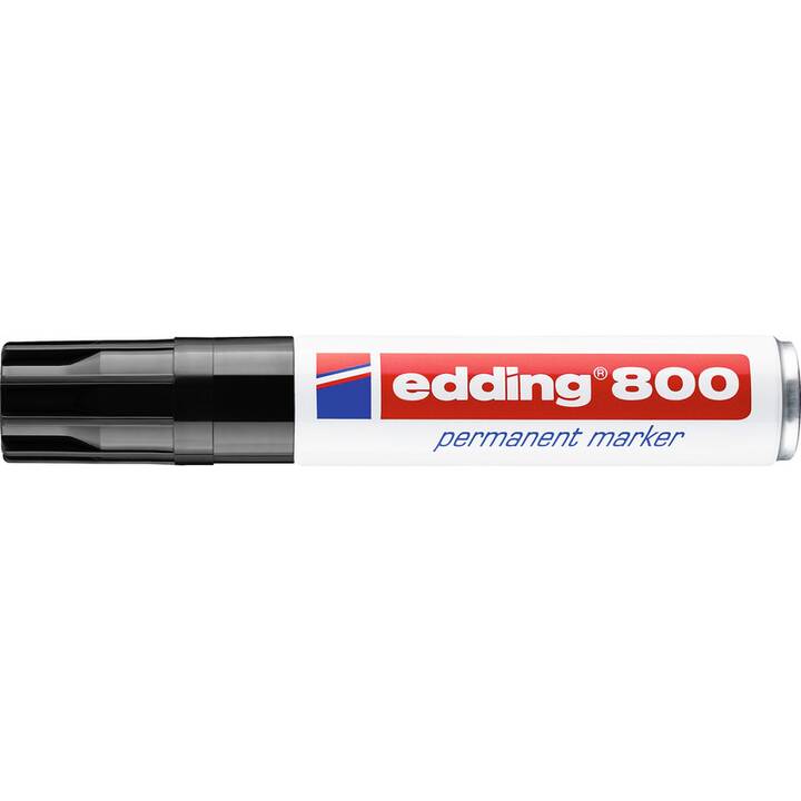 EDDING Permanent Marker 800 (Schwarz, 1 Stück)