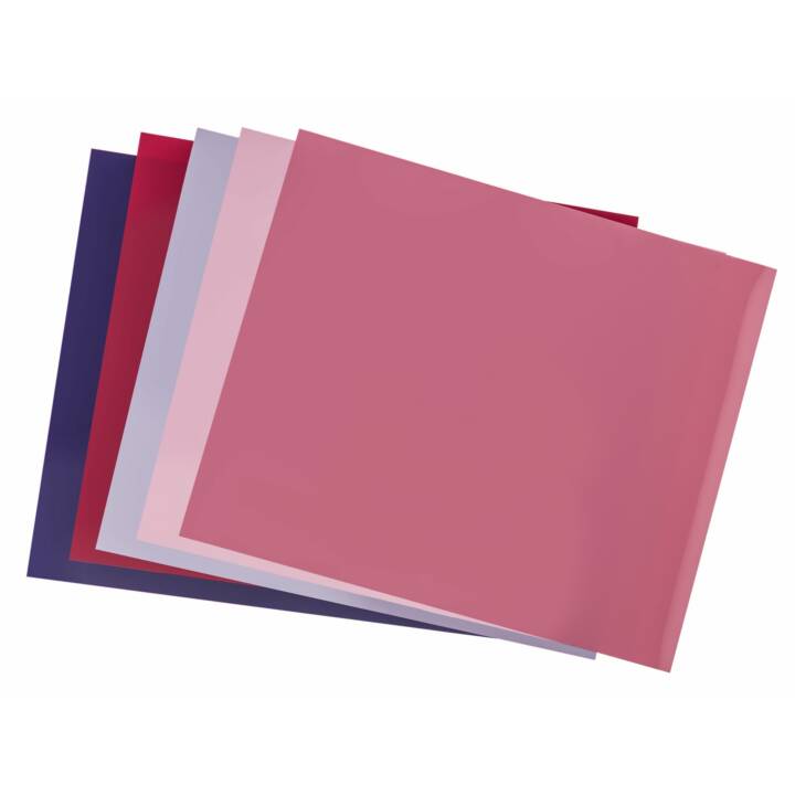 STAHLS Bügelfolie (30 cm x 25 cm, Violett, Lila, Pink, Rosa)