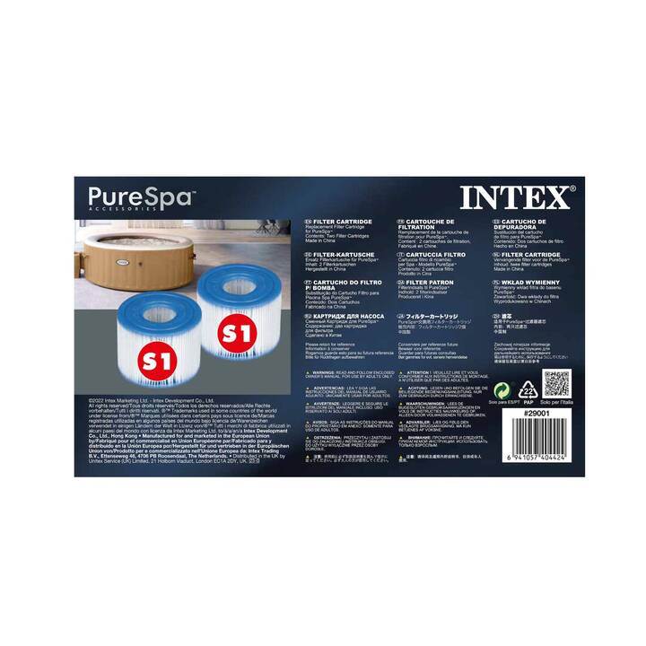 Filterkartusche für Pools von Intex, Typ A, Doppelpack 