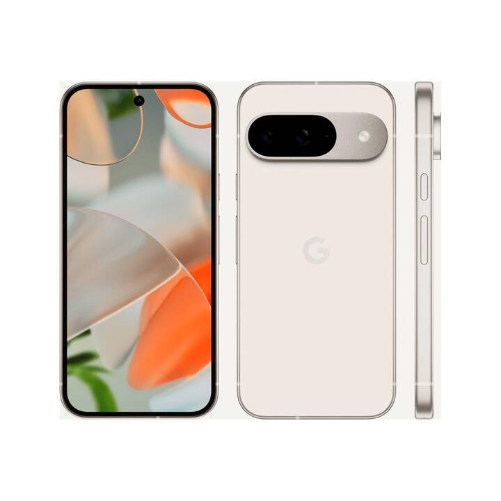 GOOGLE Pixel 9 (128 GB, Weiss, 6.3", 50 MP, 5G)