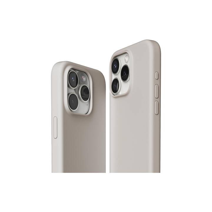 VONMÄHLEN Backcover Eco (iPhone 15 Pro, Beige, Schwarz)