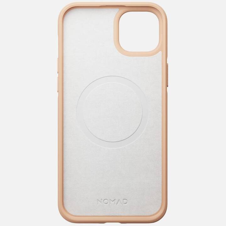 NOMAD GOODS Backcover Modern Leather (iPhone 14 Plus, Einfarbig, Beige)