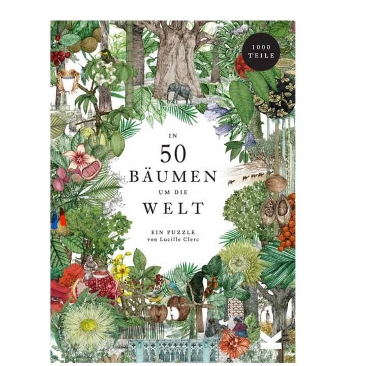 LAURENCE KING VERLAG In 50 Bäumen um die Welt Puzzle (1000 x)