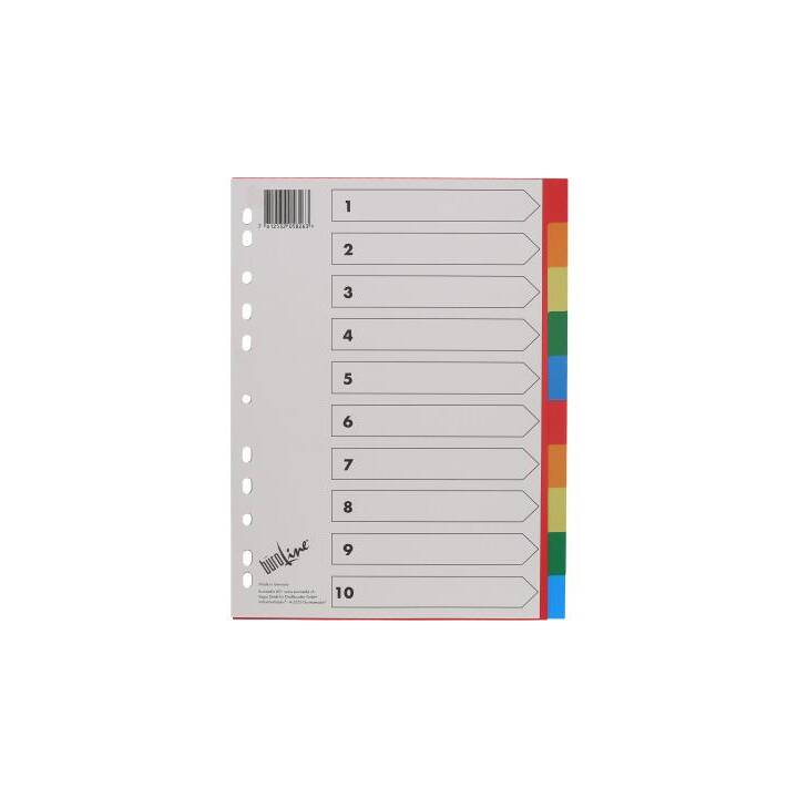 BÜROLINE Registro (10 x A4, Numerico)